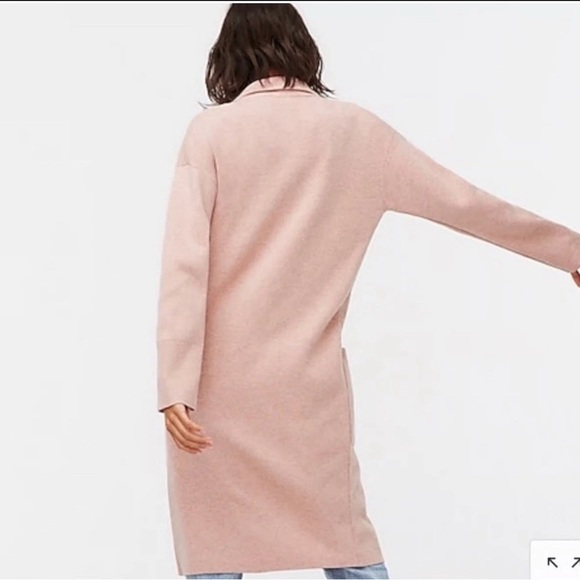 New J.Crew Ella sweater medium cardigan long jacket coat Anthropologie $198.00 - Picture 6 of 13